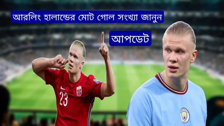 আরলিং হালান্ডের মোট গোল সংখ্যা